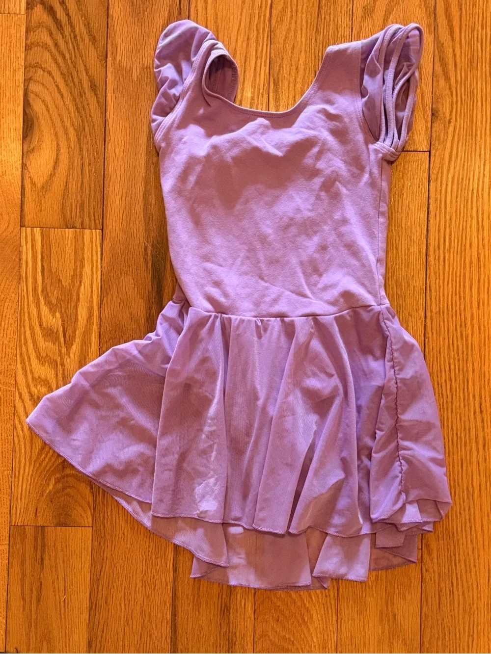 Kids Ballet Leotard Dress - black, purple, light blue
